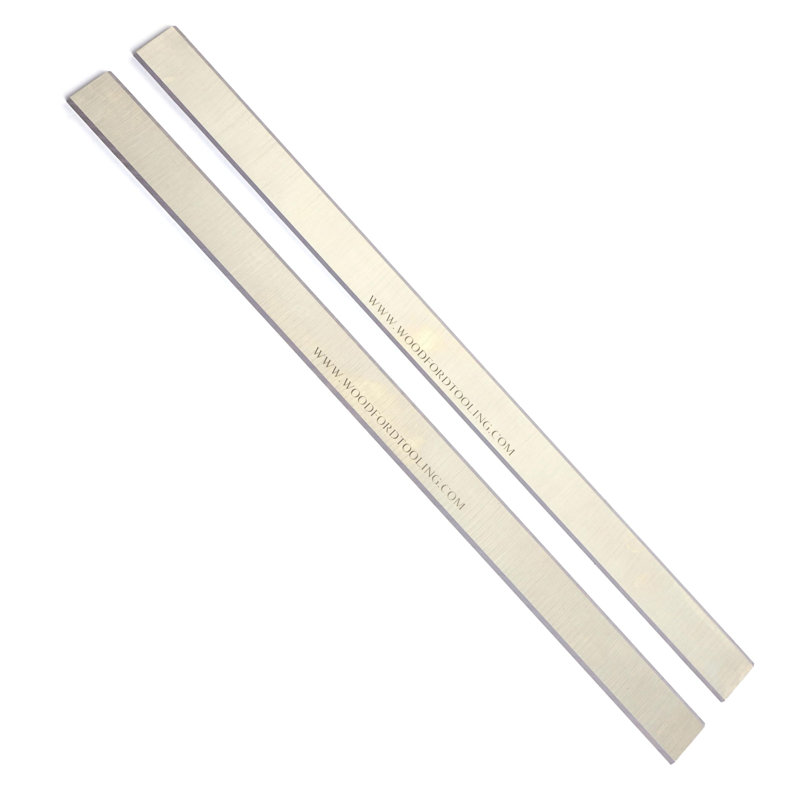Cuchillas de cepilladora HSS de 12.5 pulgadas, se adapta a Belsaw 910 – doble borde (paquete de 2)
