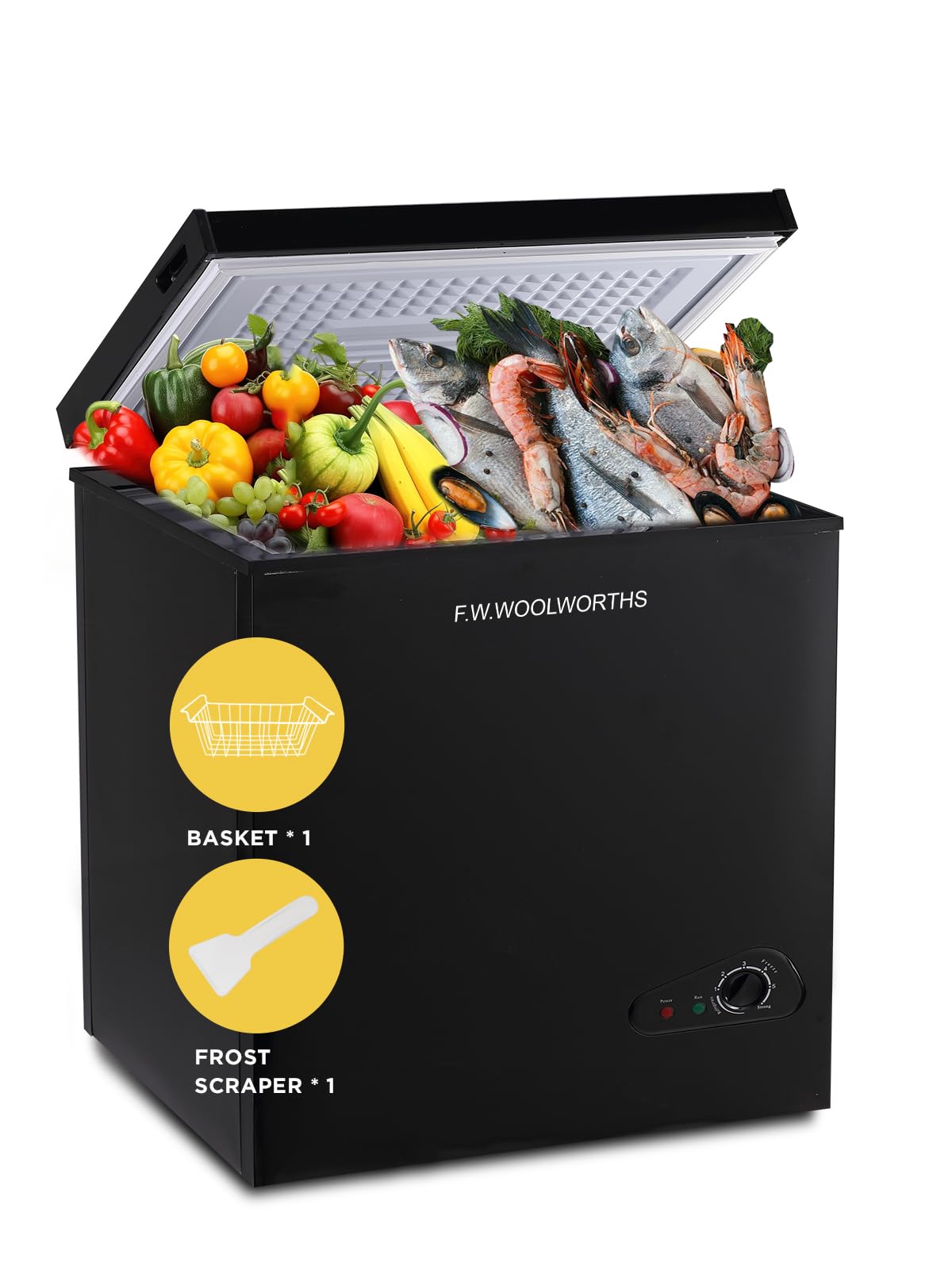 F.W.WOOLWORTHS 5.0 Cu.Ft Chest Freezer