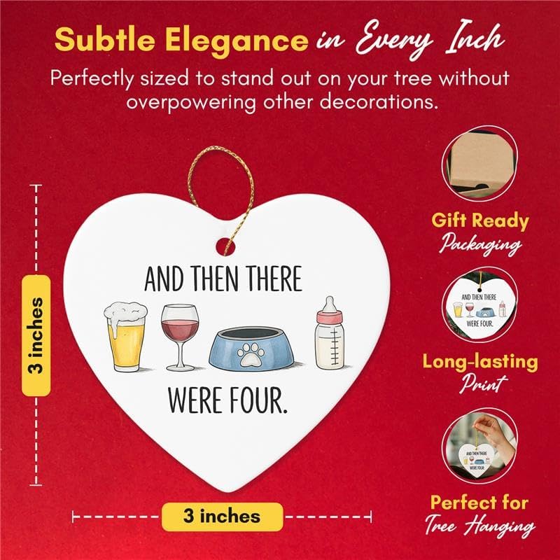 Miniatura 3 de Adorno de Navidad  Bebé Próximamente  Regalo de revelación de embarazo, para mamá, papá, bebé, anuncio ideas, regalos para parejas, perros, padres,