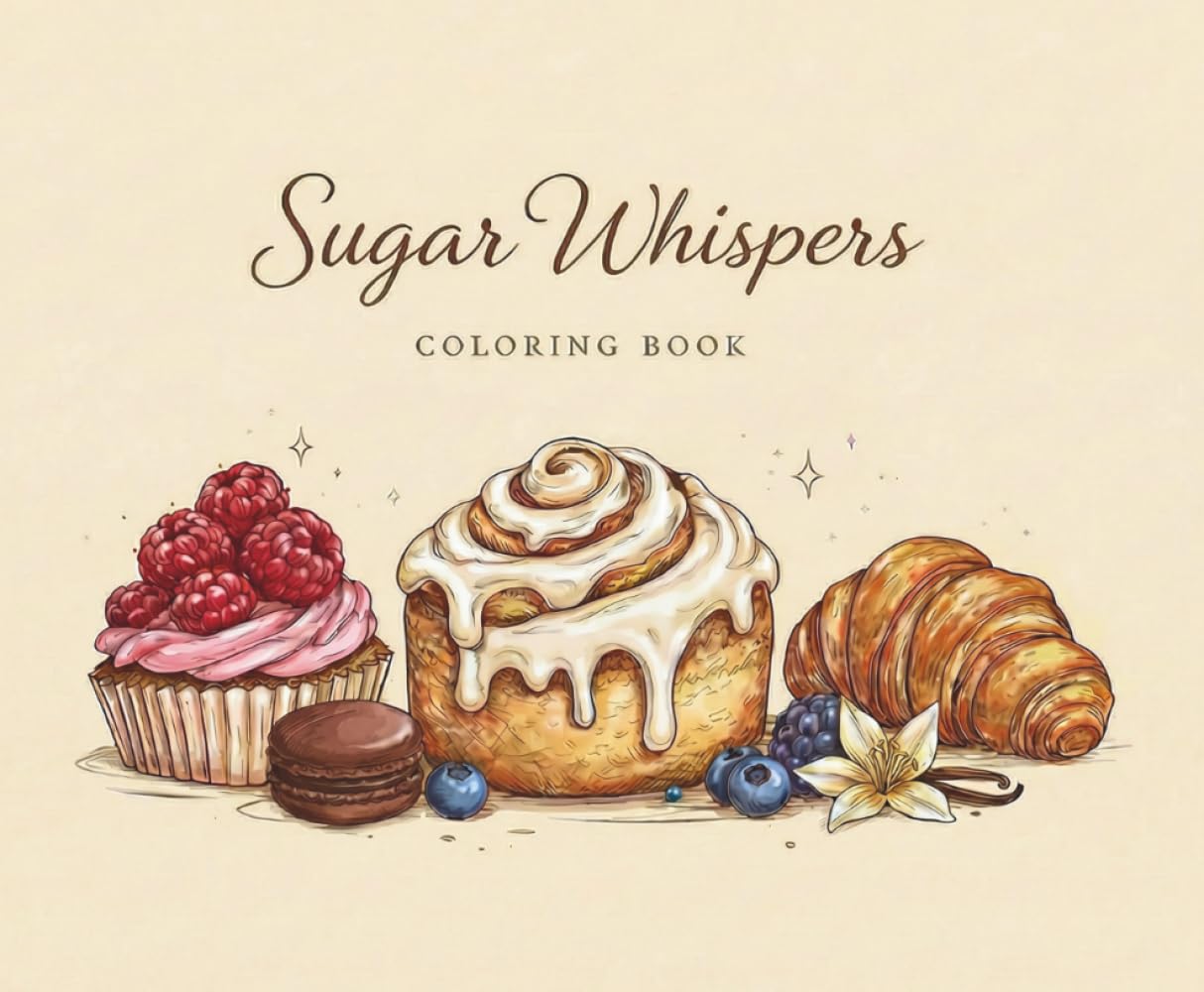 Sugar Whispers: Coloring Book