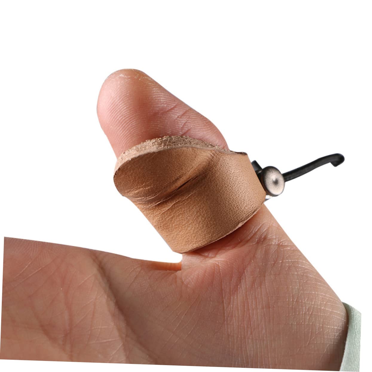 HONMEET Finger Guards for Women Bow Finger Protector Leather Guard Bowstring Saver