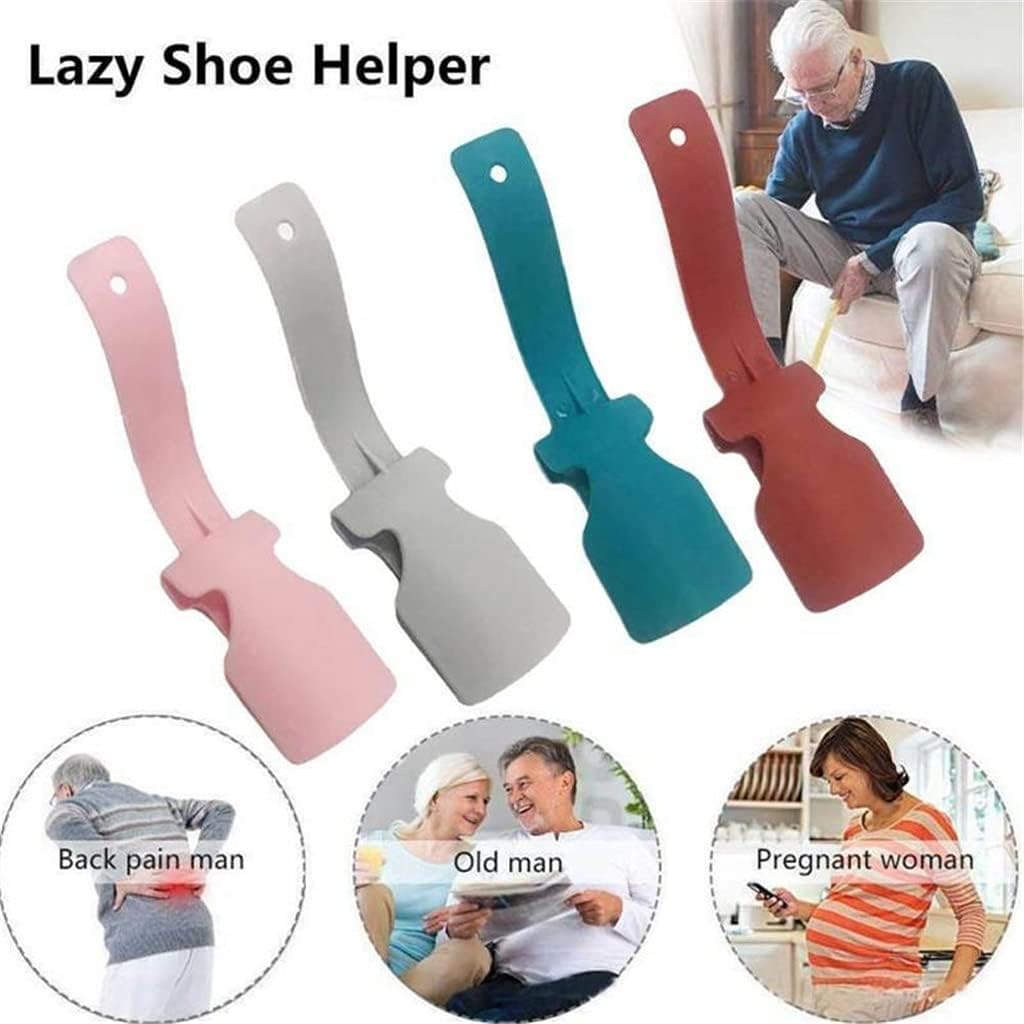 1PC Lazy Shoe Helper Unisex Wear Horn Shoehorn Easy And Off Sturdy Slip Aid Tool Lifter