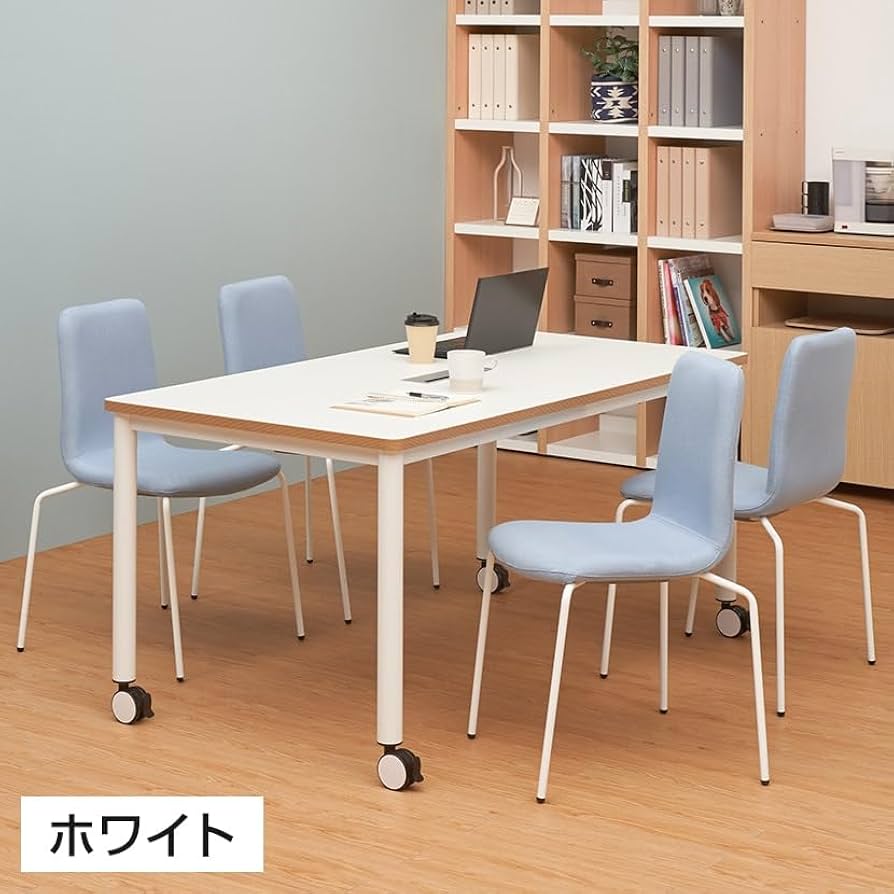 ホワイト オフィステーブル 1800mm 完売】折りたたみテーブル W1800xD450 ホワイト SFT-1845W