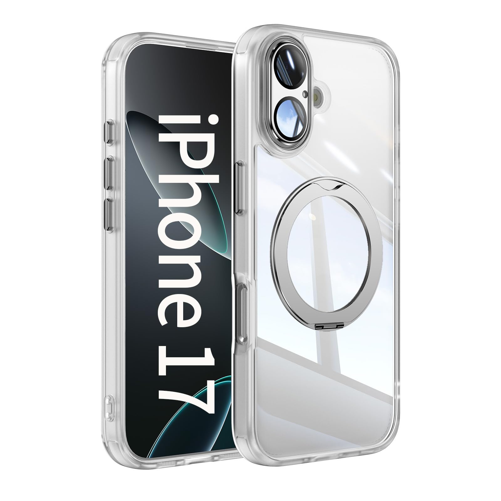 【360°回転スタンド・フルカバーレンズ保護】Cutelfon iPhone 1…