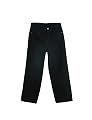 Amazon Brand - Symbol Girl's Cotton Wide Leg Jeans (KD-DNG-SS25-137 (6-14 yrs) _Black_10-12Y)