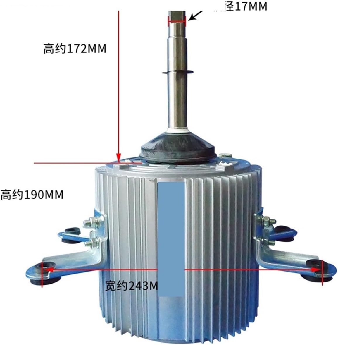 Air Conditioning Accessory Motor YDK550-6D YDK550-6E Fan Motor(Individual Wind blad)