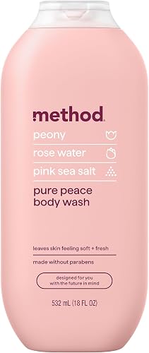 Method Body Wash, Pure Peace, Paraben and Phthalate Free, 18 oz (Pack of 1)