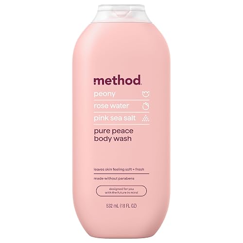 Method Body Wash, Pure Peace, Paraben and Phthalate Free, 18 oz (Pack of 1)