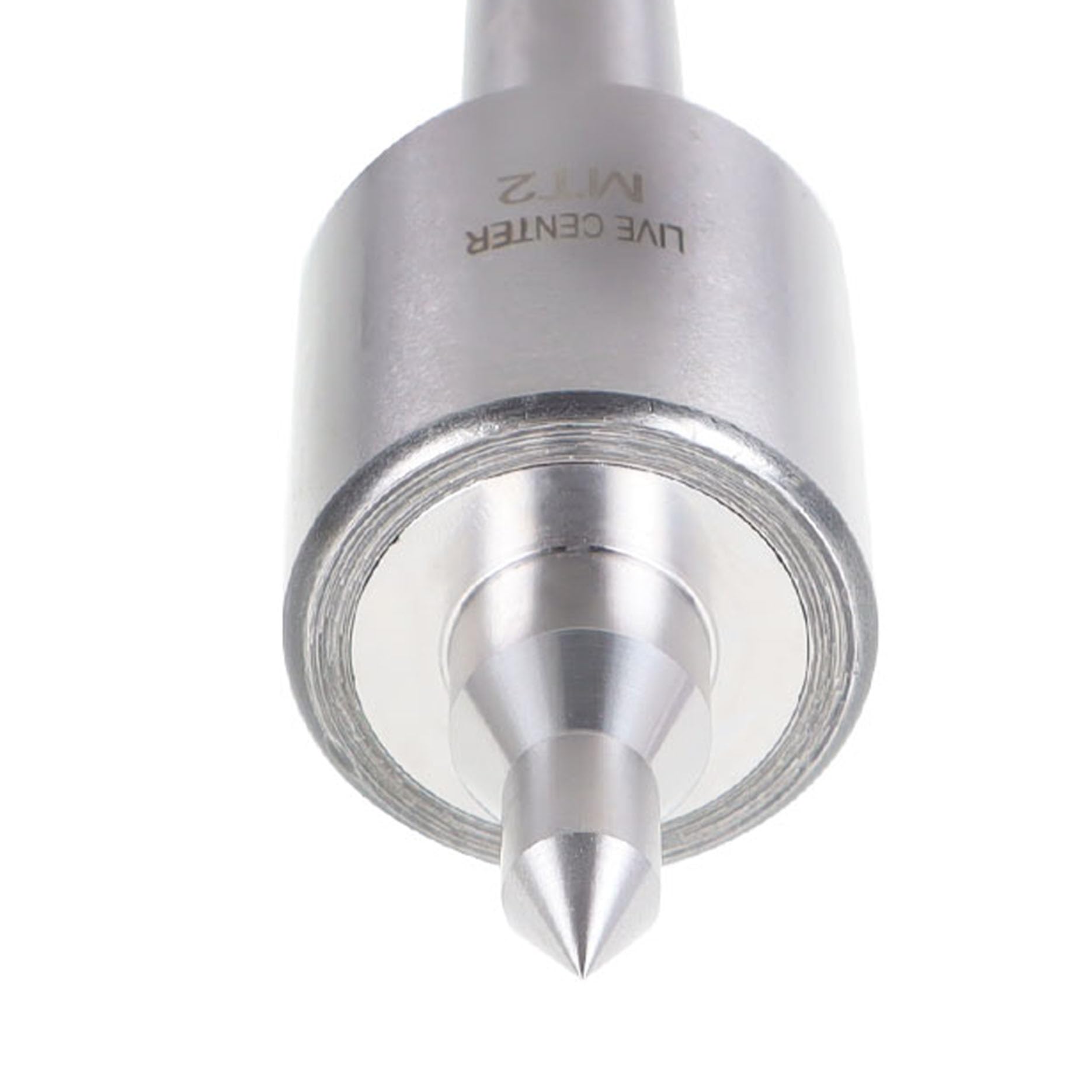 LiGuVCY MT2 Live Center, 60 Degrees 0.000197 inch High Precision Lathe Center, Shank Diameter 18mm