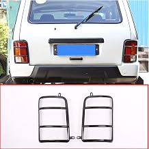 YIWANG Metal Car Headlight Lampshade Protection Net Cover for Lada NIVA Tail Light Lamp Cover& Fog Light Exterior Accessories Taillight Cover