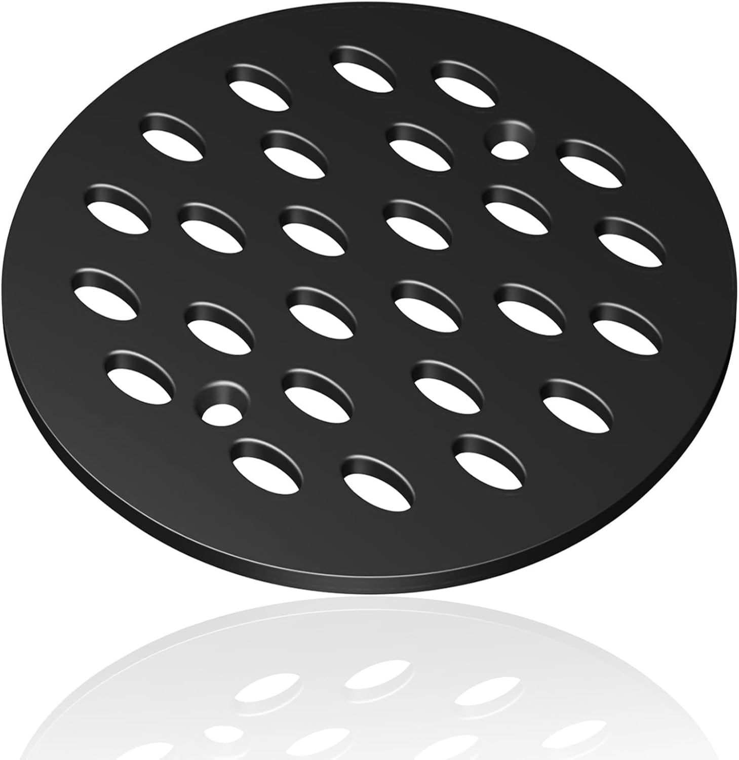 Shower Drain Cover, 4-1/4" Screw-in Floor Drain Cover, Shower Strainer ...