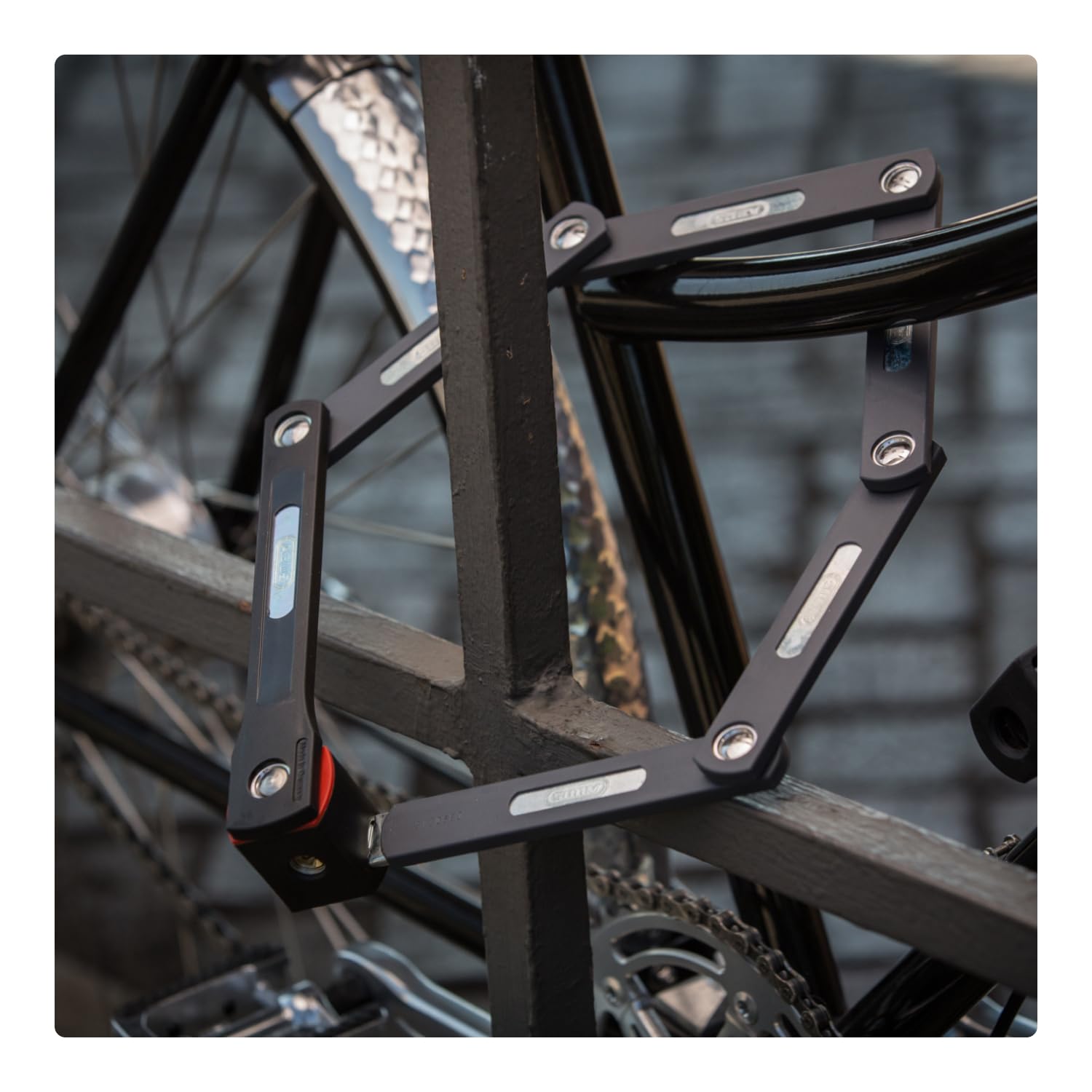 ABUS Faltschloss Bordo uGrip 5700K SH mit Halterung - Fahrradschloss mit 5 mm starken Stäben - ABUS-Sicherheitslevel 7