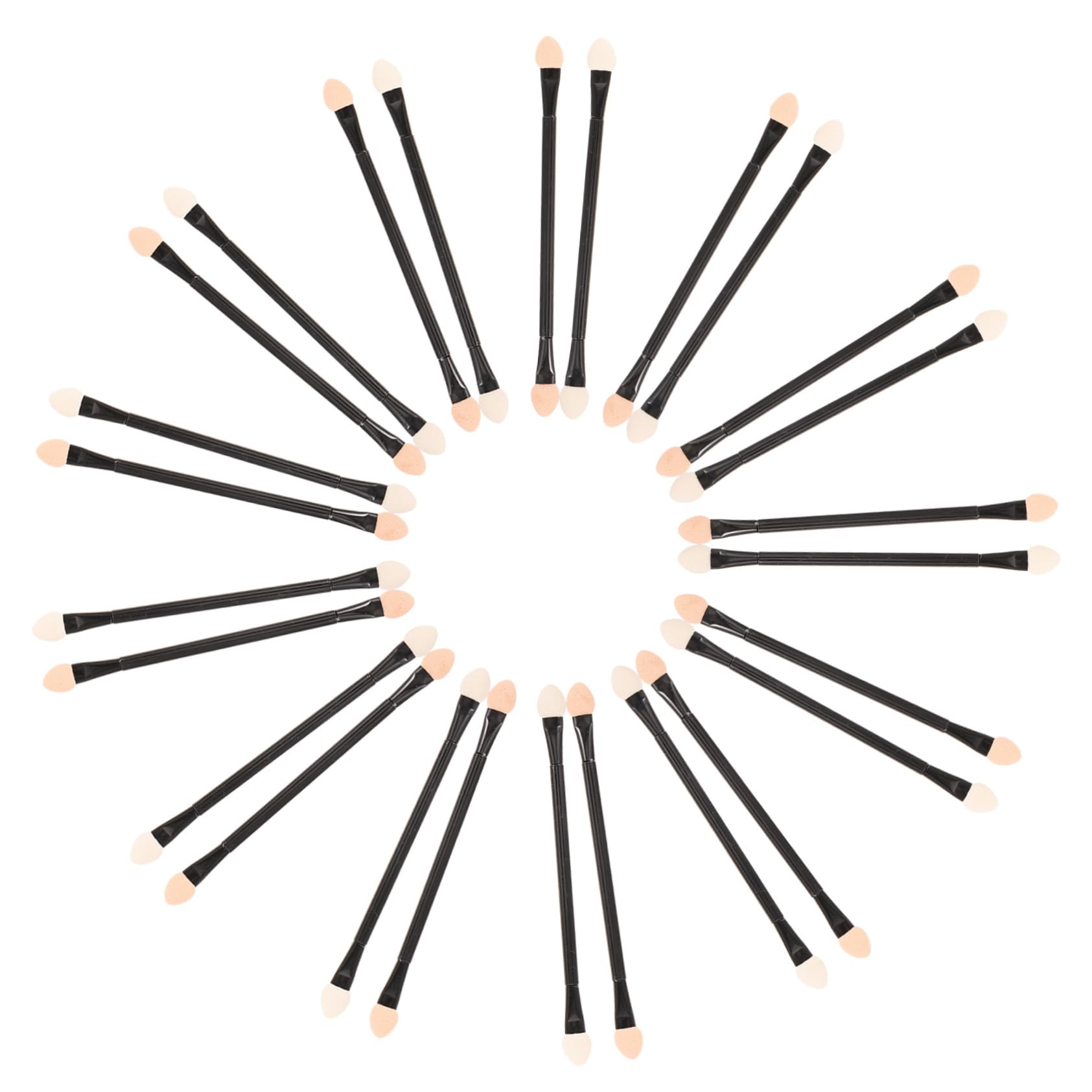 FRCOLOR 30pcs Eye Shadow Brush Applicators Disposables for Quick and Easy Eye Makeup