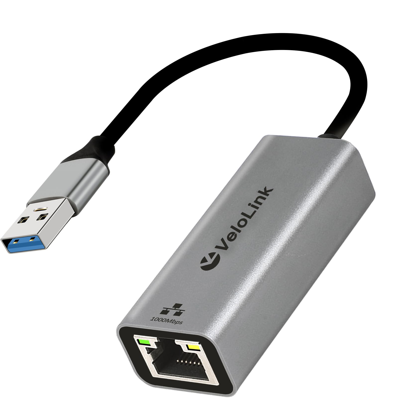 velolink USB a to ethernet Adapter,USB gigabit ethernet Adapter,Ethernet Adapter for Laptop,USB3.0 to Network,USBA to rj45