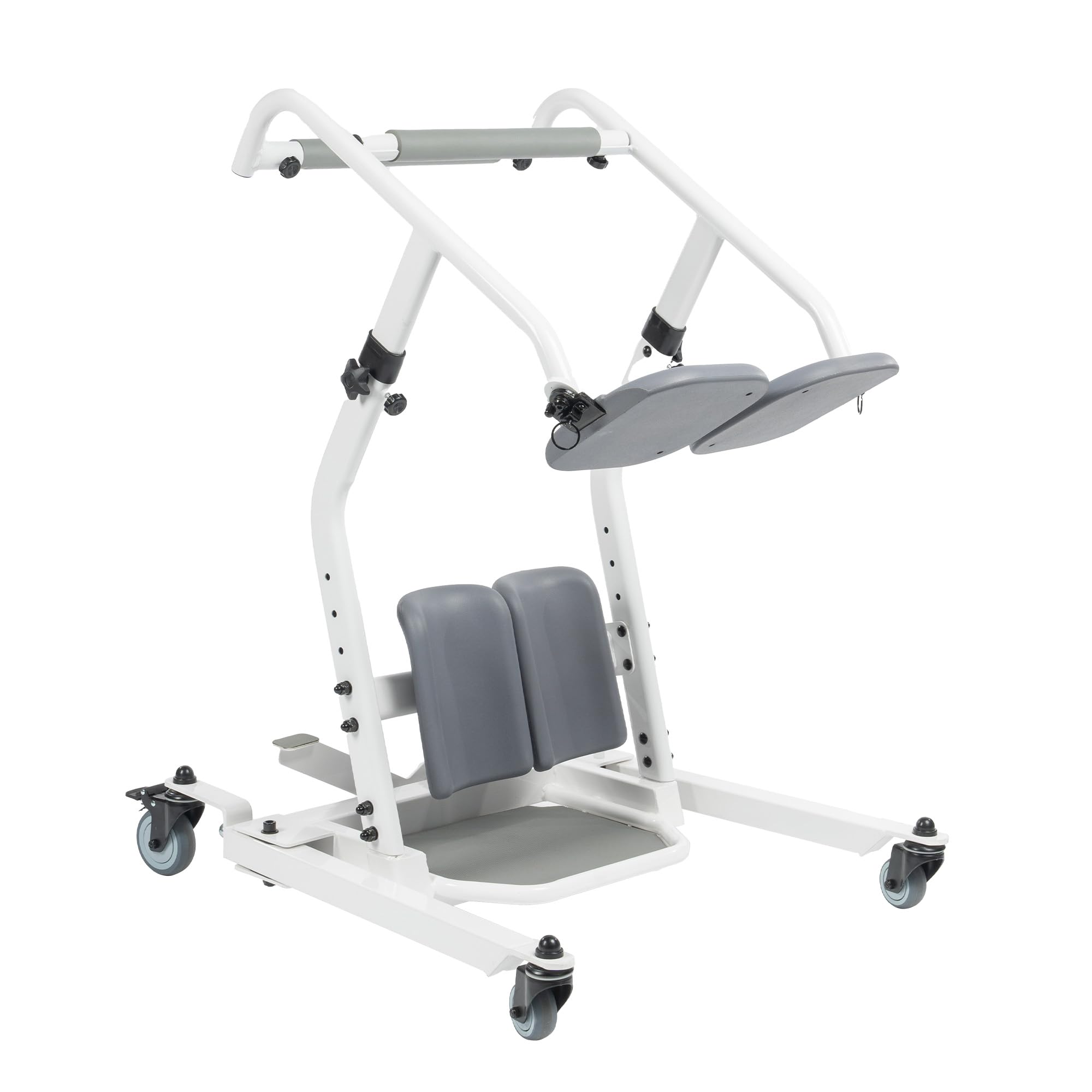 ELENKER Stand Assist Lift - Sit to Stand Lift Patient Transport Unit for Elderly - Patient Lift for Home Care Use- Adjustable seat Height and Base width-400 Pound Weight Capacity