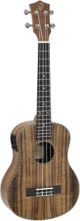 DIMAVERY UK-600 Tenor-Ukulele, Akazie mit Tonabnehmer