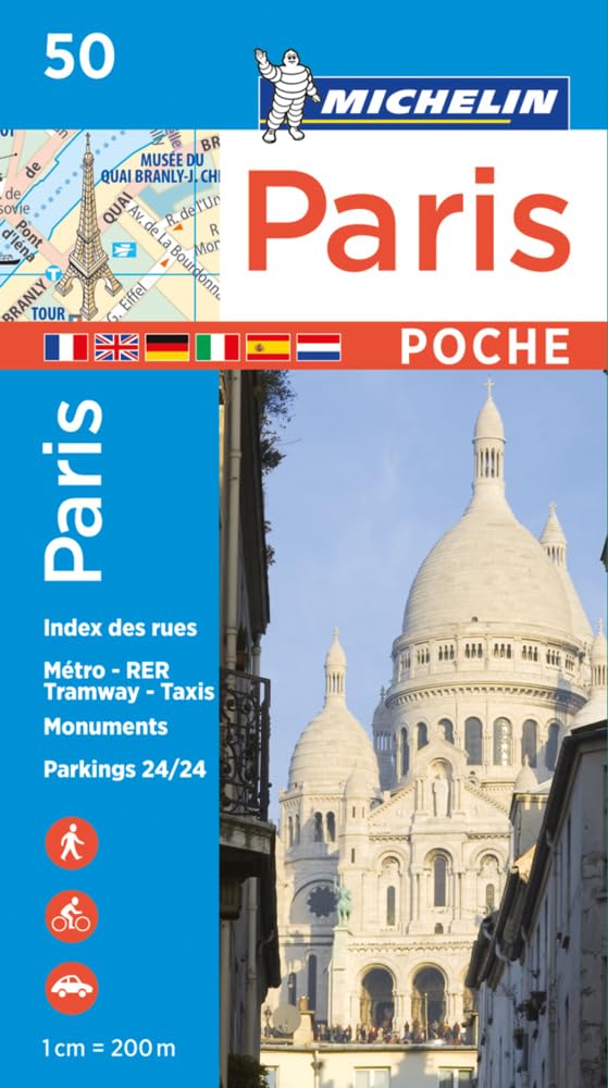 Michelin Paris Pocket Map 50 (Plan Poche)