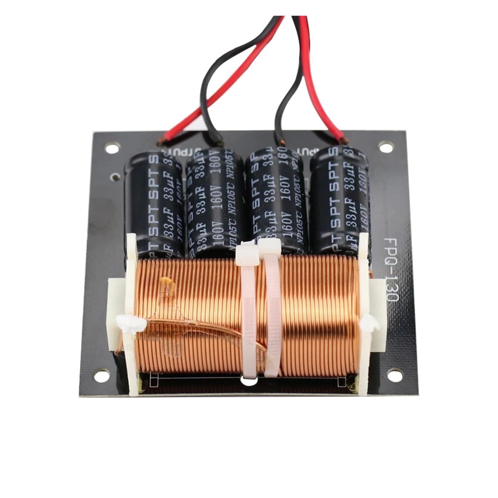 DEBLAN Subwoofer Crossover z kablem 125 Hz 800 W głośnik niskotonowy subwoofer dzielnik częstotliwości do głośnika niskotonowego 5-18 cali