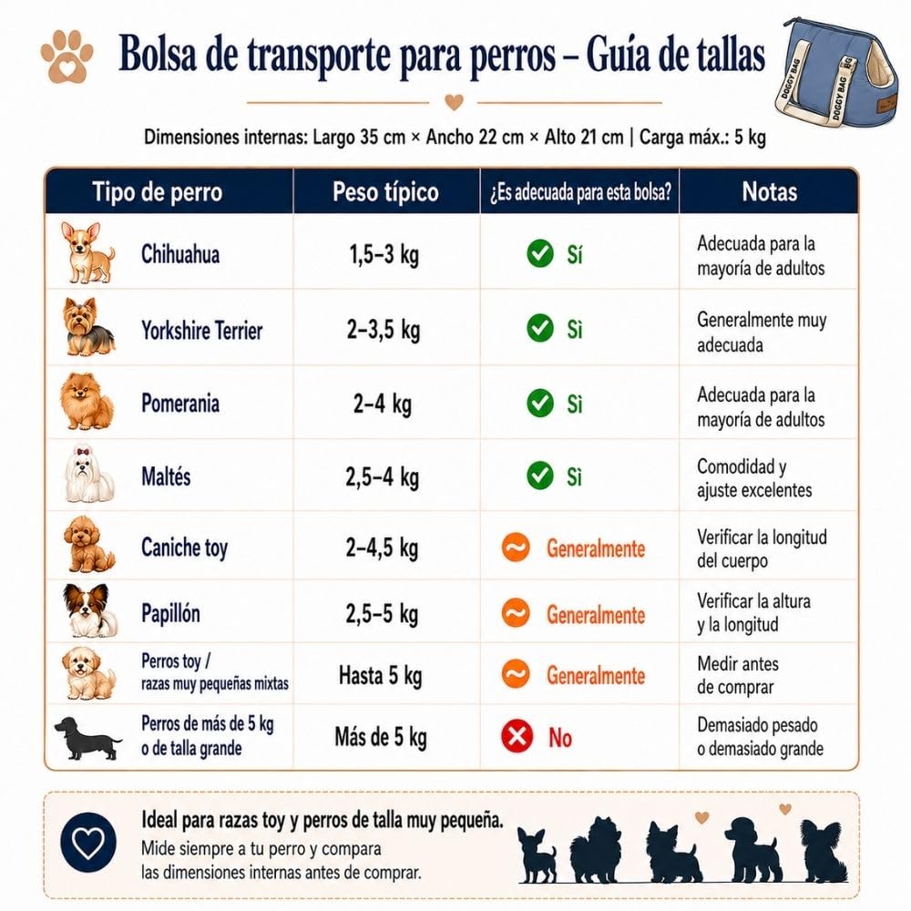 Bolsa transportadora para Perros pequeños con Cama de Viaje | Tails of Glory: transportín para perros y gatos, cómodo para viajes y desplazamientos diarios.