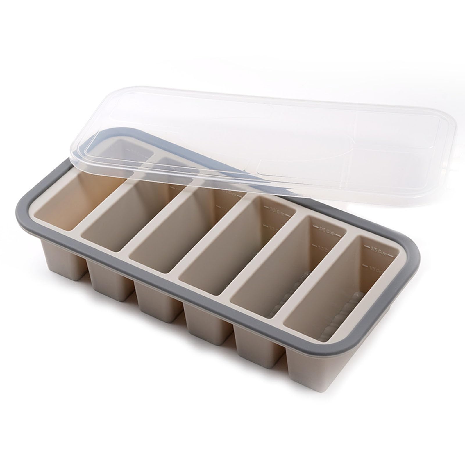 HENYGEN Stackable Kitchen Storage Container for Vegetables Fruits Snacks Multi Compartment Lunch Box with Leakproof Seal Elastomer Food Storage Containers
