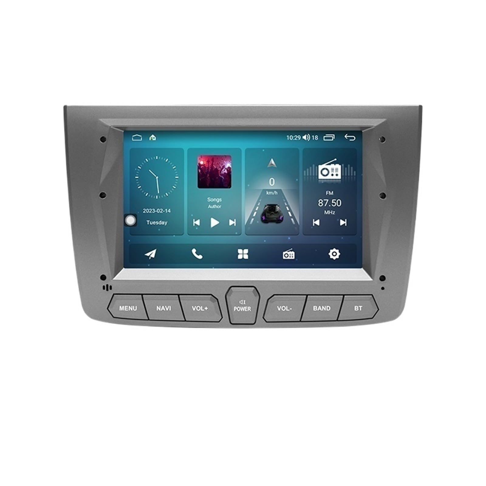 Nawigacja satelitarna Bezprzewodowa Nawigacja Z Radiem Samochodowym GPS(4G 64G OBD2 Cam)