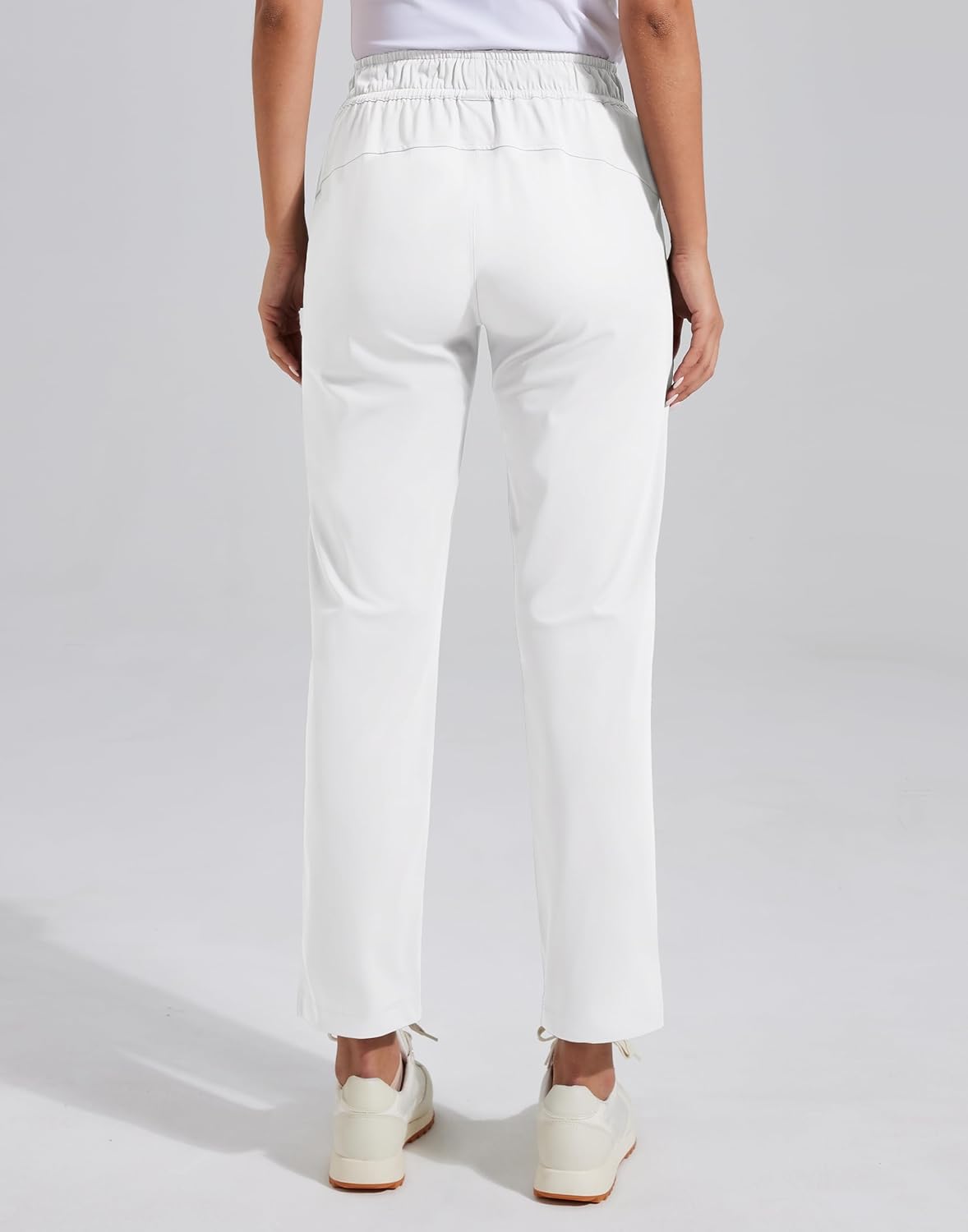 Pioneer Camp Womens Golf Pants with Zip Pockets High Waisted Stretch 7/8 Ankle Dress Work Business Casual Slacks Travel Pants - Image 6