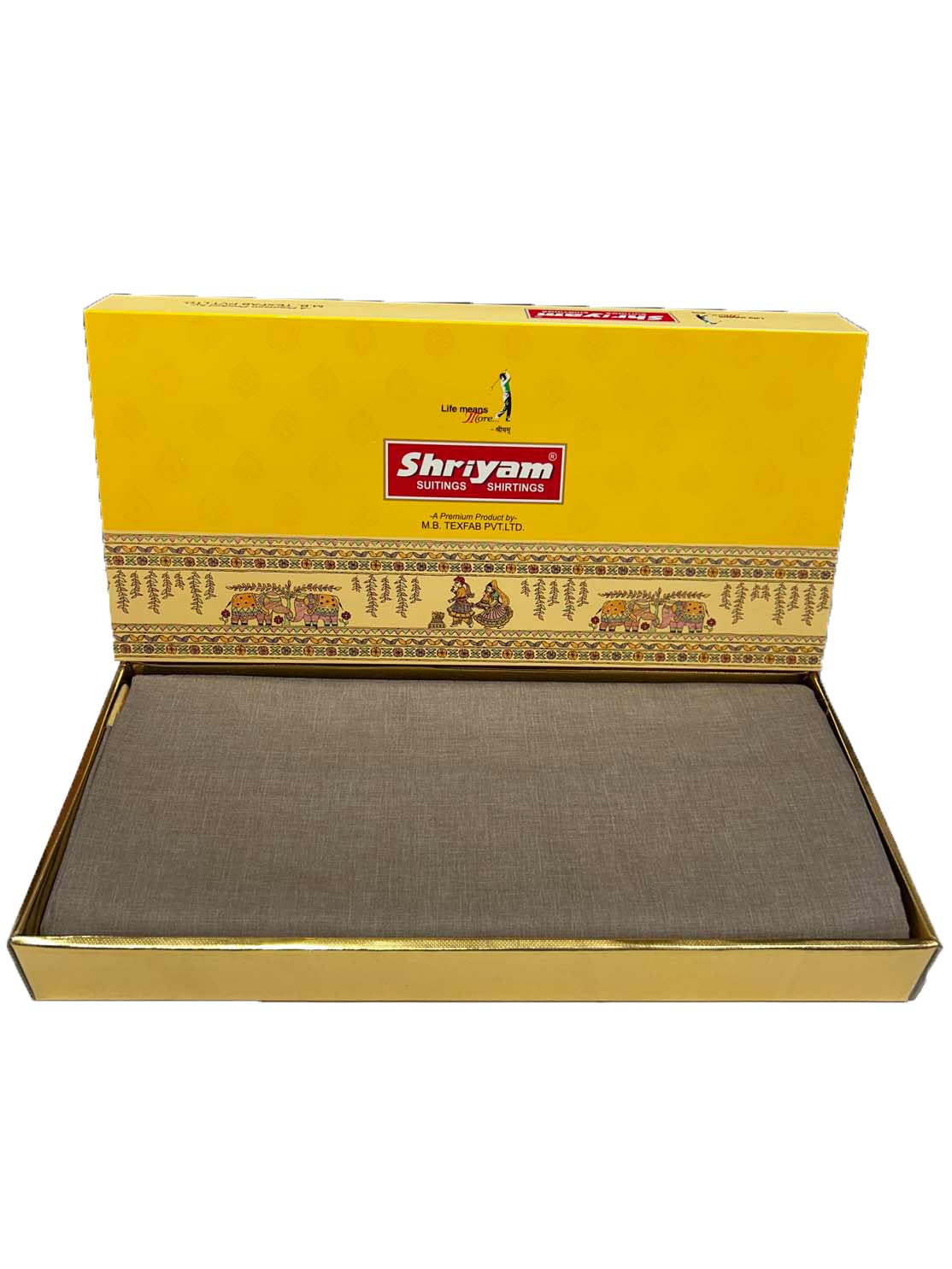 safari fabric in box packing