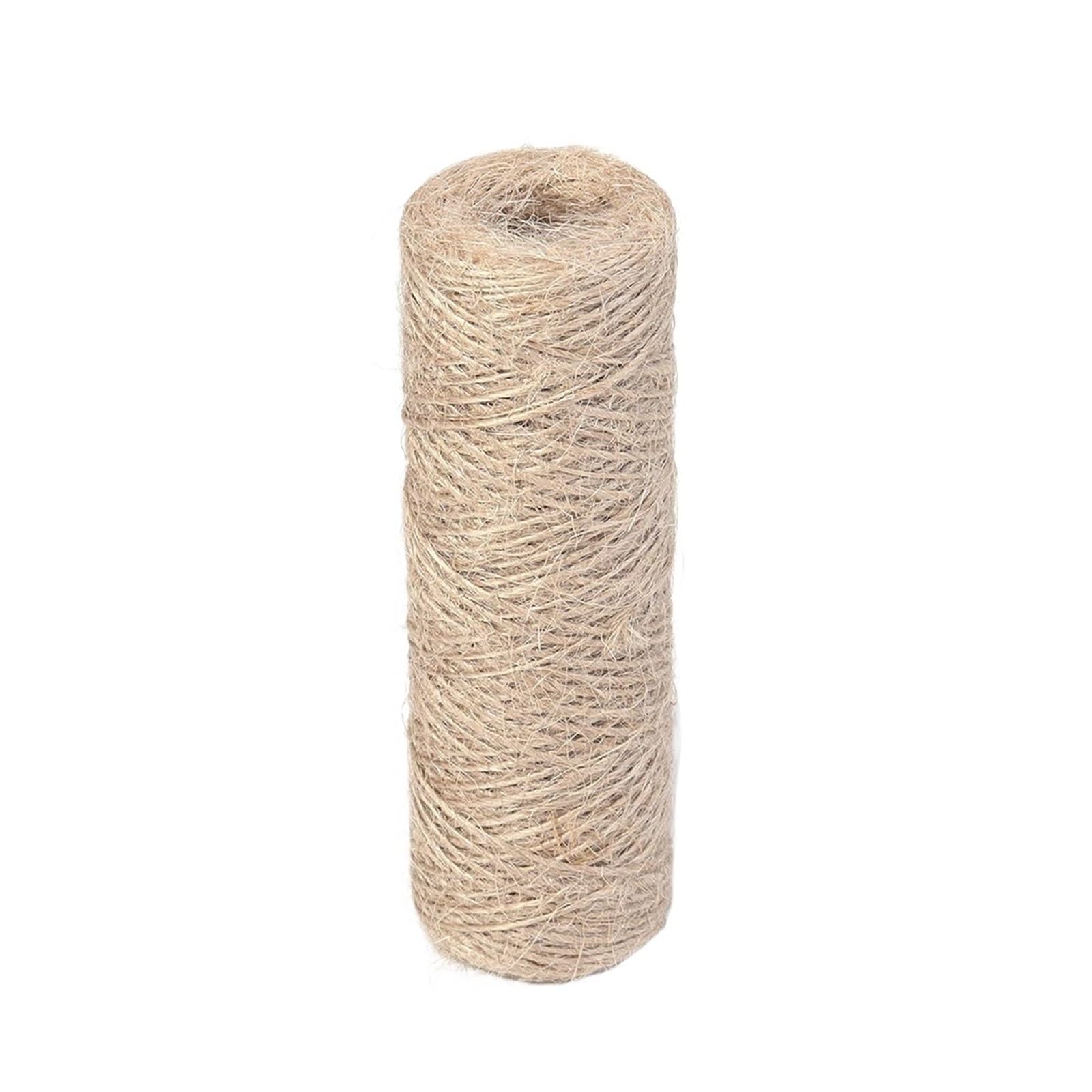 100Meters 1-3mm Jute Rope String Ribbon Crafts Vintage Cord Twine Thread Sewing Party Wedding Home Decortion(Width 1mm)