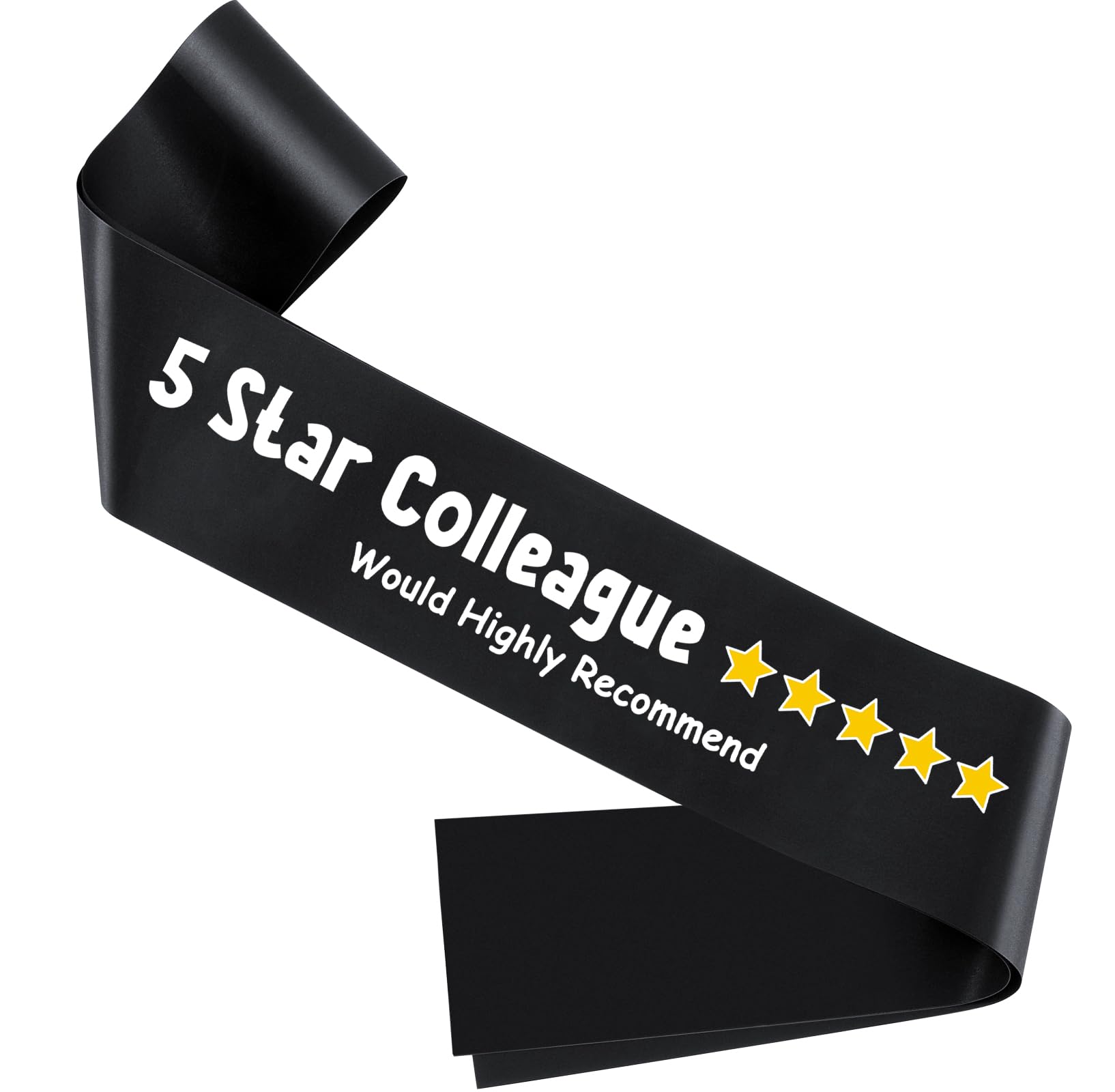 Xuniea 5 Star Colleague Would Highly Recommend Sash Leaving Sash New Job and Sorry Your Leaving Gifts Retirement Presents for Colleagues Women Men Farewell Party Going Away Decorations — image 1