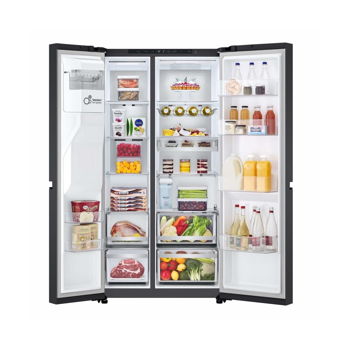 LG Frigorífico Americano 628L - Negro - GSLE91EVAC