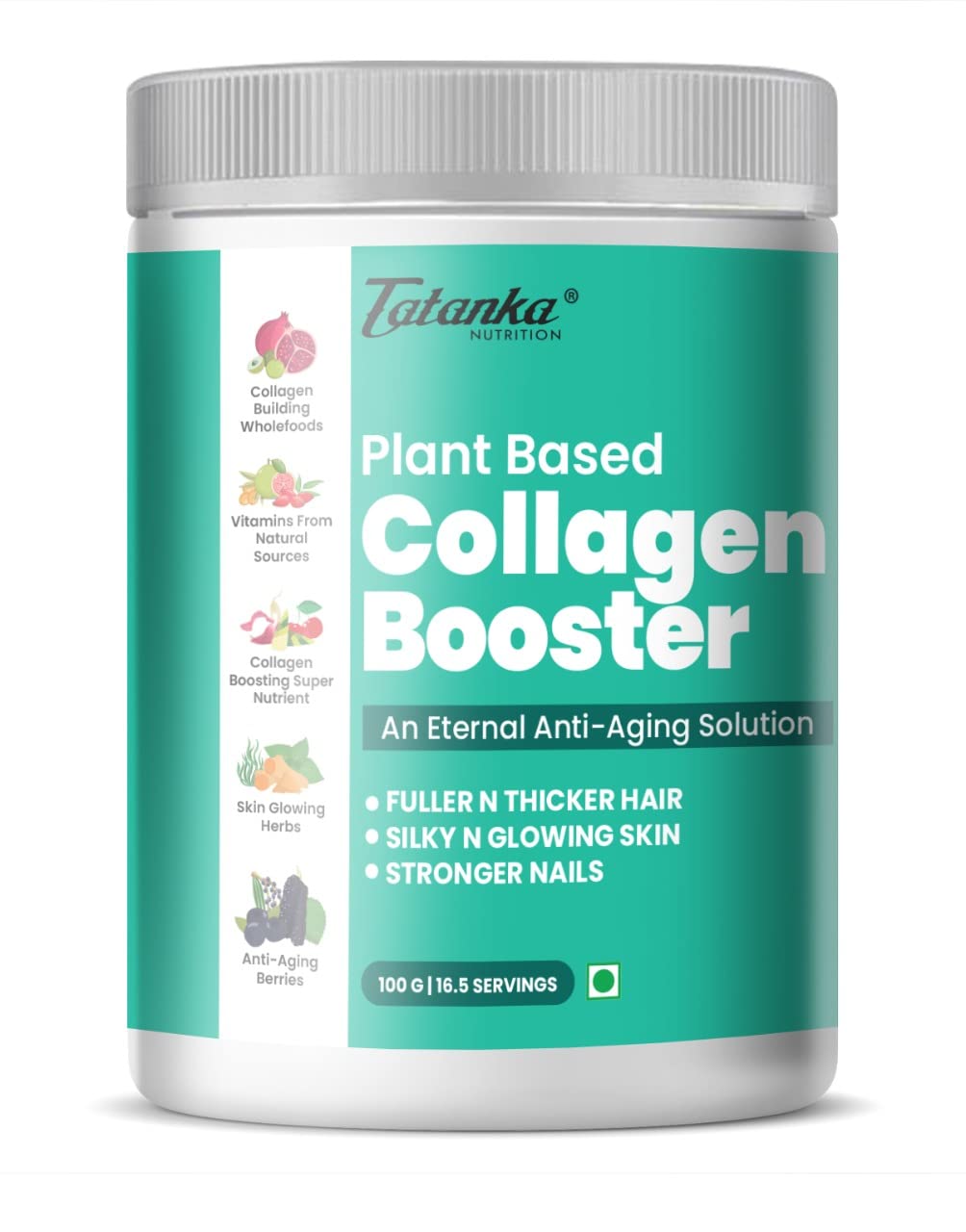 See full amazon price history chart for TATANKA NUTRITION PLANT BASED COLLAGEN BOOSTER POWDER WITH NATURAL VITAMIN C,BIOTIN & SILICA |SKIN GLOWING HERBS |ANTI AGING BERRIES | ANTI AGING SUPPLEMENT | (100G) TATANKA NUTRITION PLANT BASED COLLAGEN BOOSTER POWDER WITH NATURAL VITAMIN C,BIOTIN & SILICA |SKIN GLOWING HERBS |ANTI AGING BERRIES | ANTI AGING SUPPLEMENT | (100G) (B09MKD9BZR) Amazon Price History, Amazon Price Tracker