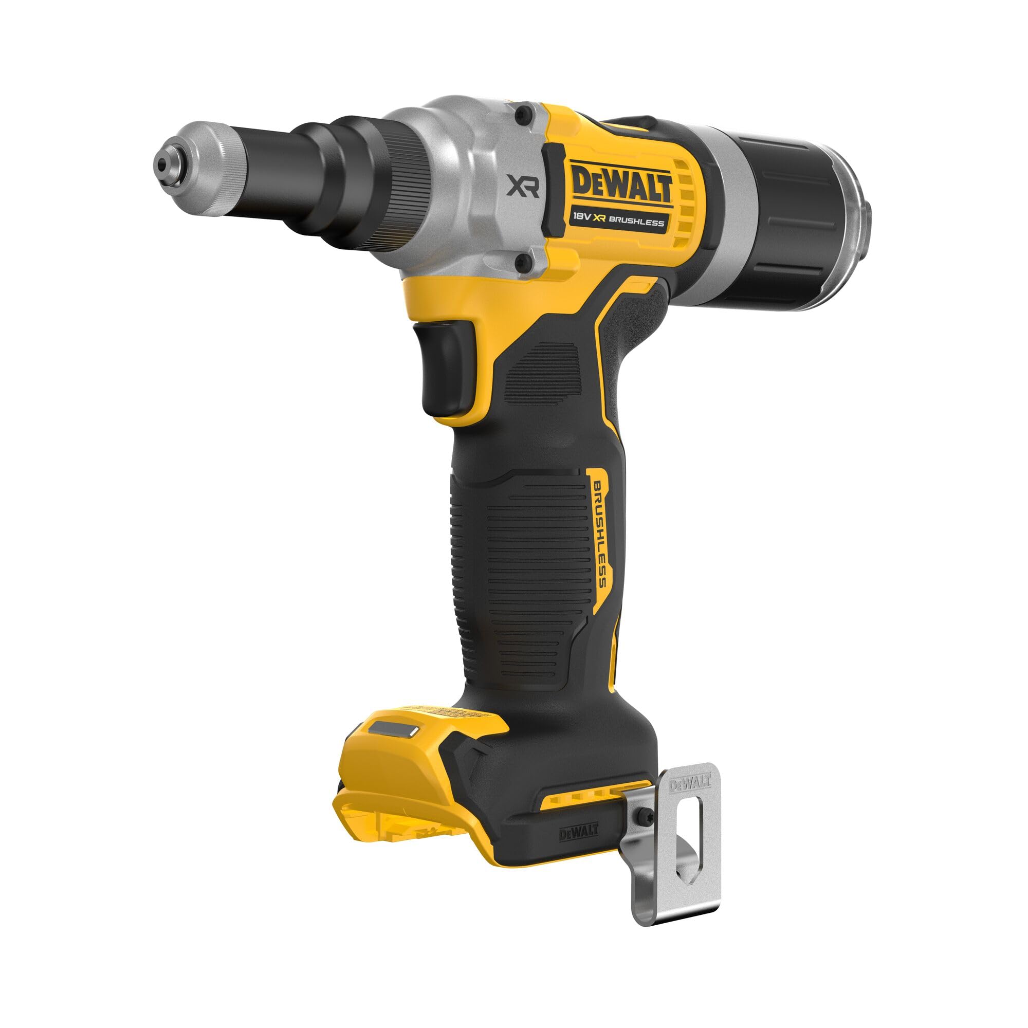 DEWALT 18V XR Remachadora sin escobillas de 6.4mm, Unidad sin batería, DCF414NT-XJ