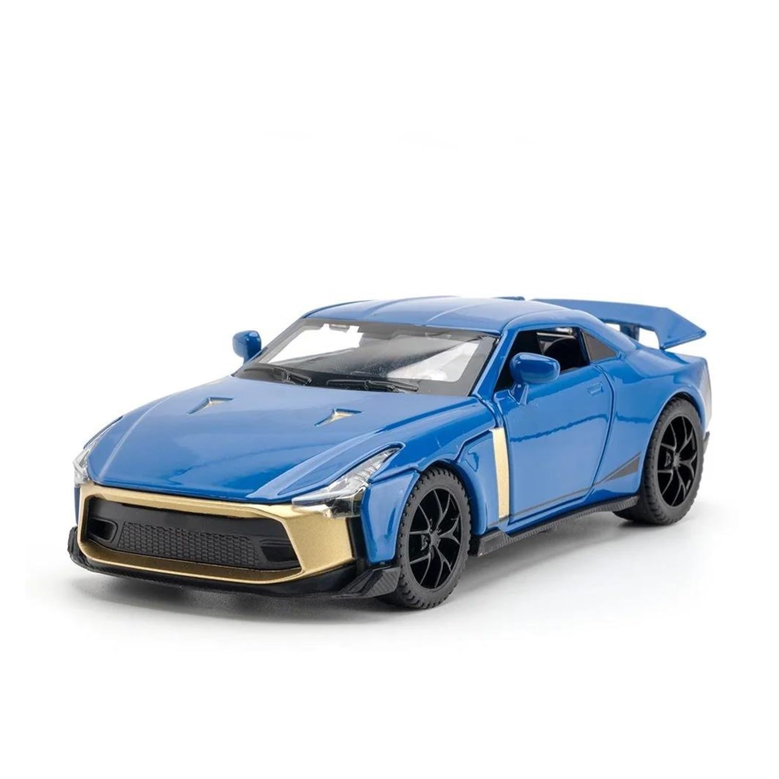 1:32 Per Nissan GTR 50 Modellino Di Auto In Metallo Pressofuso Riproduzioni Scala(Blu)