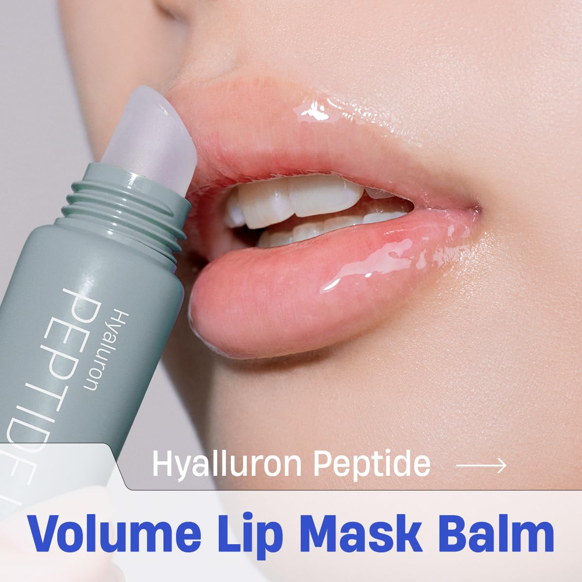 DERMATORY Hyalluron Peptide Volume Lip Mask Balm - Hydrating & Moisturizing Lip Mask for Day & Night Care (10ml) - Image 2
