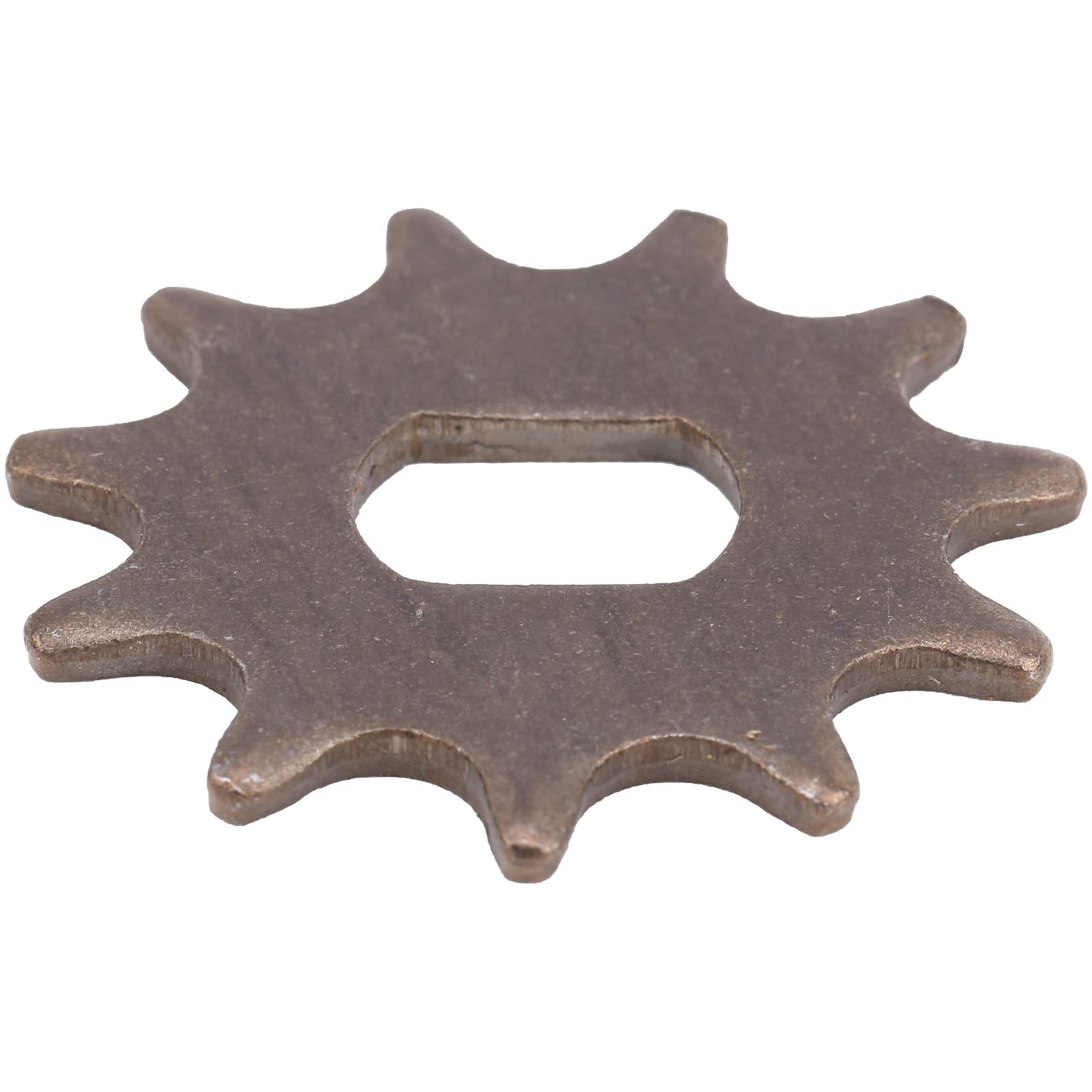 QANYEGN 11 Teeth Steel Sprocket, Cycling Chain Sprocket, Cycling Chain Wheel Replacement Part Square Hole 0.5 x 0.7in Inner Diameter