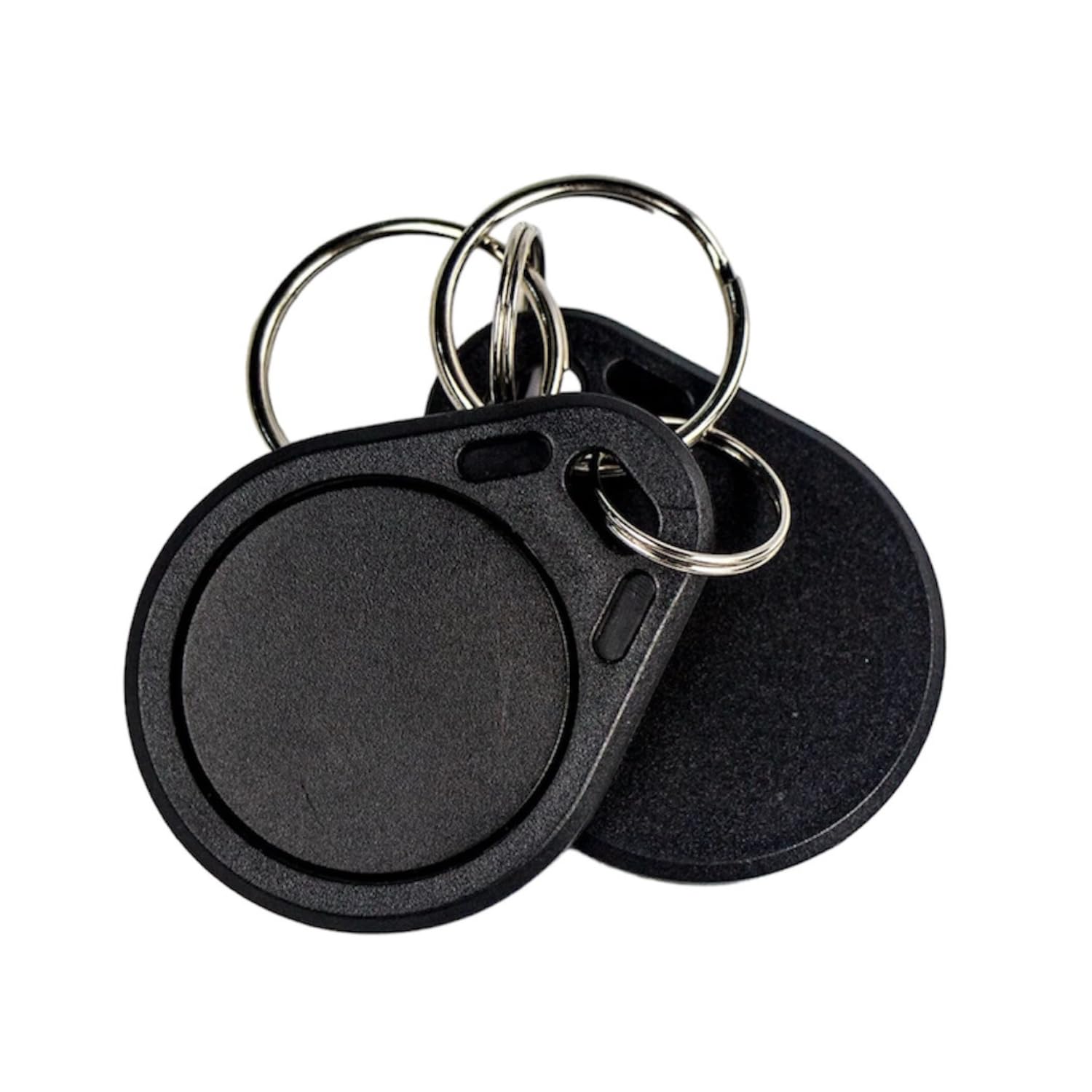 Hotel RFID Key FOB, 10 Pcs, Black Color, Compatible only with KABA, SAFLOK,  ONITY, Miwa, SECURELOX, ILCO, and Mhz Frequency, Round RFID Key fob