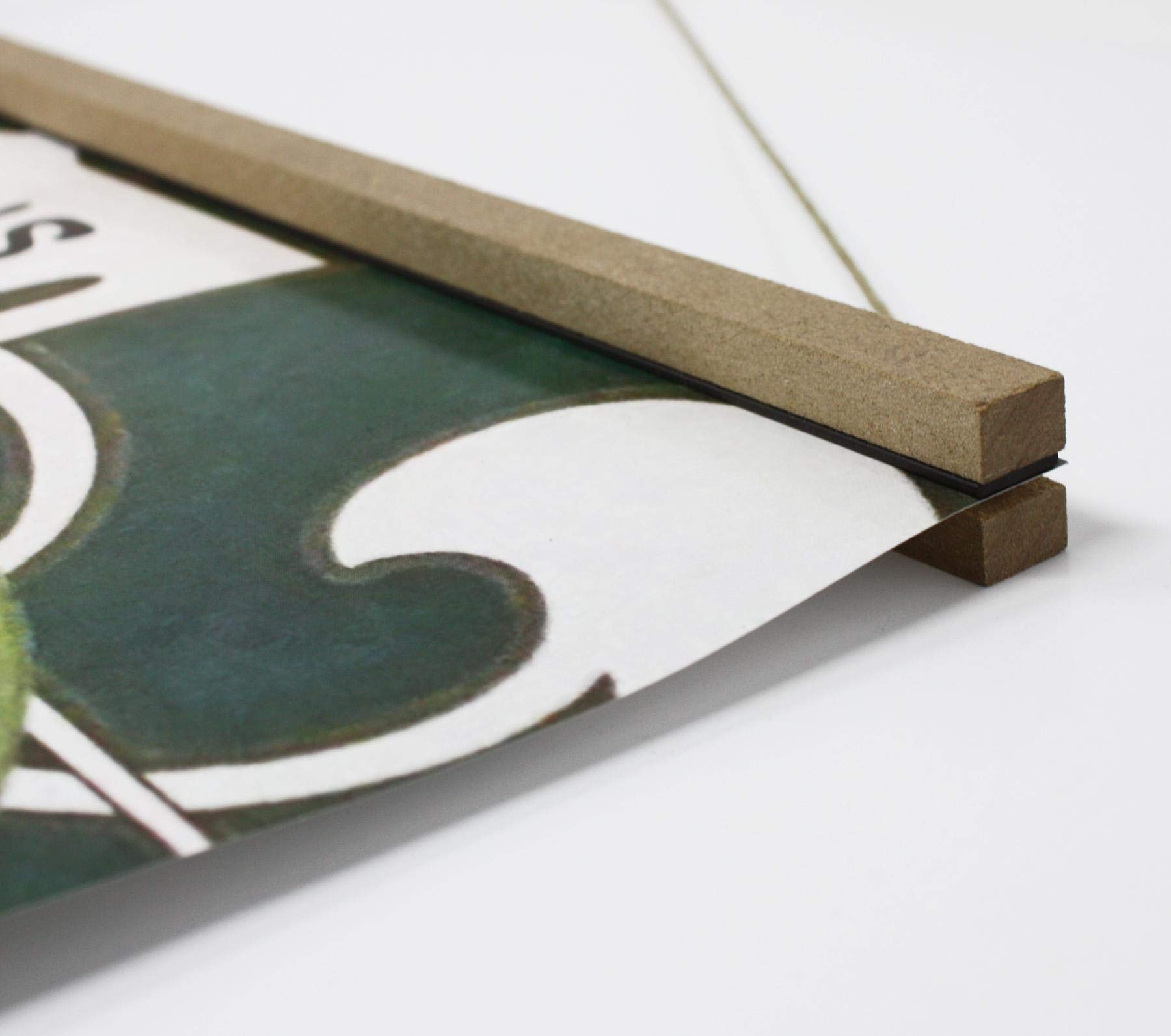 Close Up Klemmleisten Aluminium - 2 Posterleisten 70cm Silber