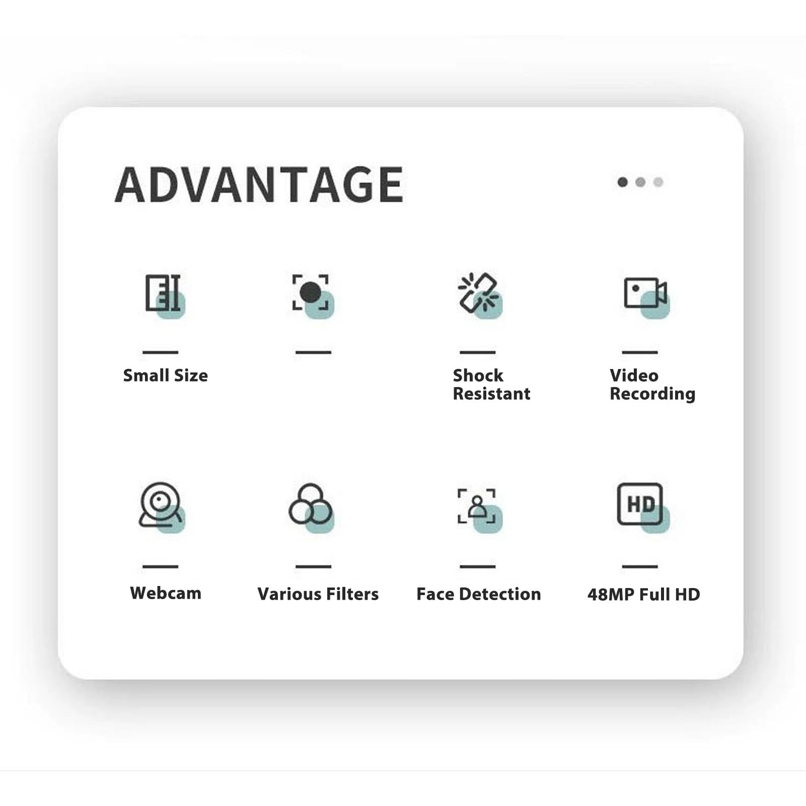 Appareil Photo Numérique 48MP pour la Photographie, Caméscope Vidéo 16x 4K pour Les Voyages, écran IPS de 2,8 Pouces, Mise au Point Automatique, Lumière de Remplissage, (Prise UE)
