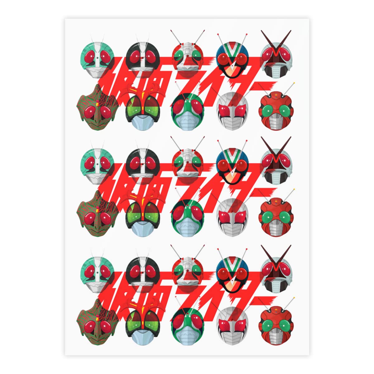 Amazon.co.jp: 仮面ライダー 昭和ライダー クリスタル ステッカー