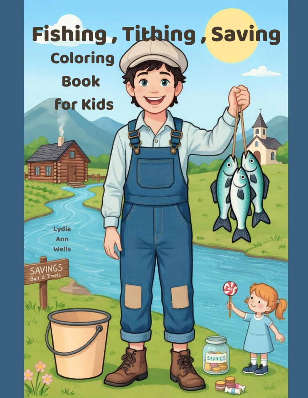 Fishing, Tithing, Saving: A Stewardship Adventure: Volume 1 Coloring Book Edition
