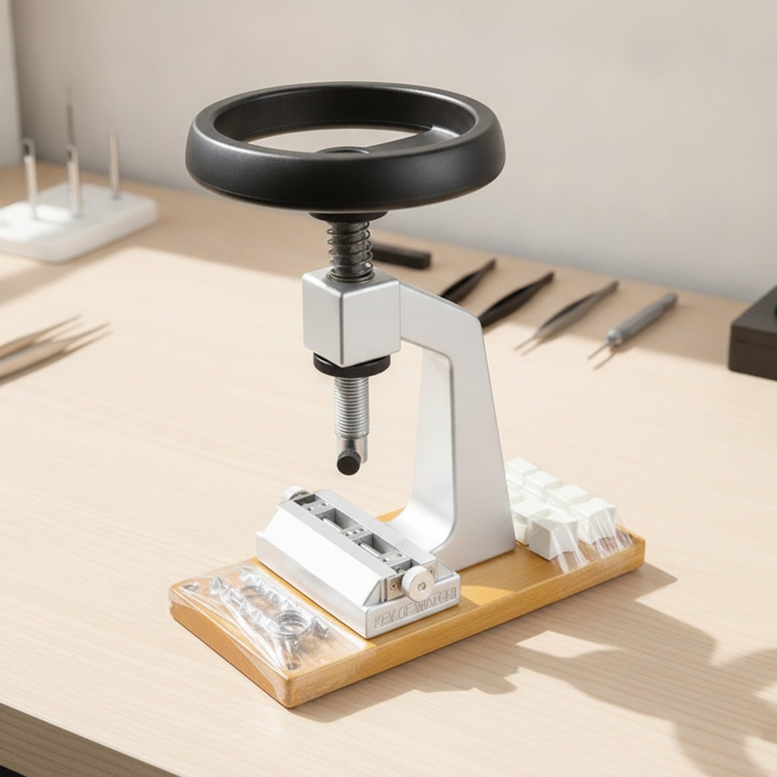Abridor Cajas Reloj Profesional | Abridor Cajas Reloj con Base, Robusto