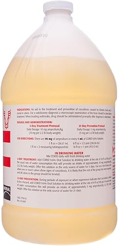 Miniatura 3 de Corid - (solución de amprolio al 9,6%) - galón