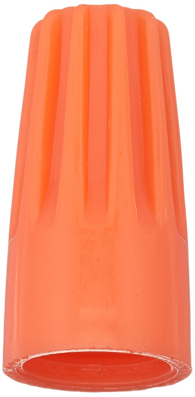 Ideal 30-273 600 Volt Thermoplastic Twist On Wire Connector Orange Box of 500, Orange