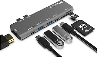 Verbatim 7 in 2 Hub with dongle 2USB 3.1 Type C Male to HDMI+2USB 3.0+SD/TF+Type C Female Date Transper Port + PD
