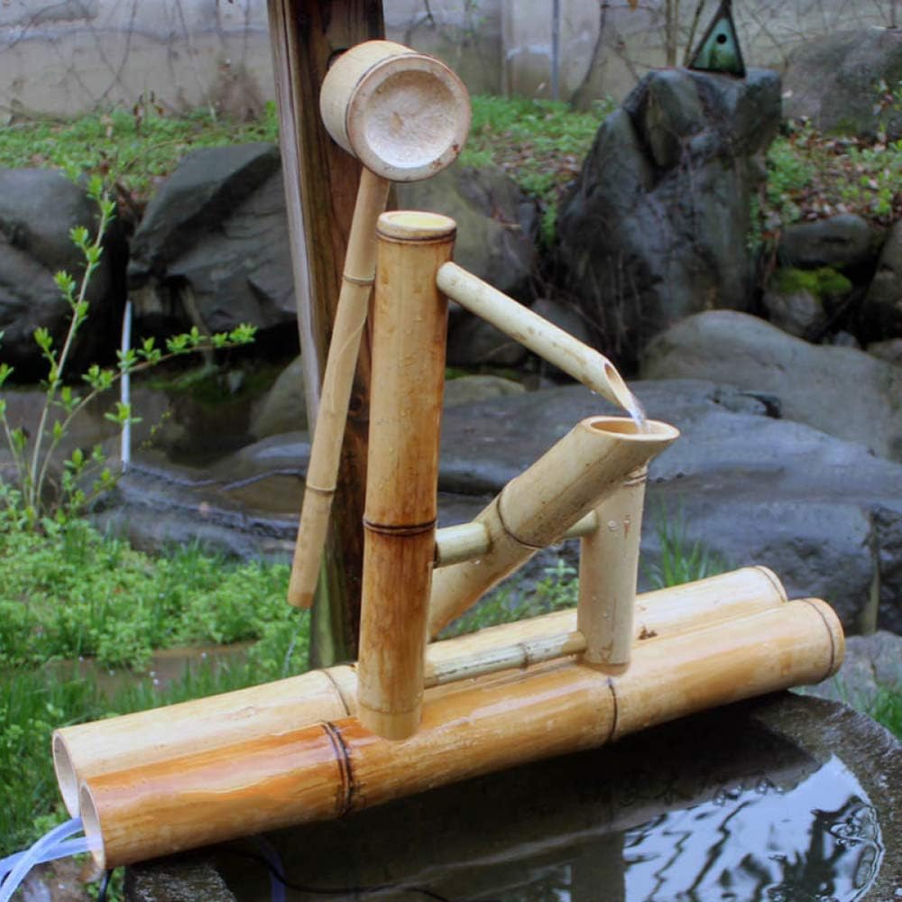 Zen Giardino Acqua Fontana Acqua di bambù caratteristica Paesaggio dell'Acqua di Pompa a Dondolo, Decorazione Giapponese
