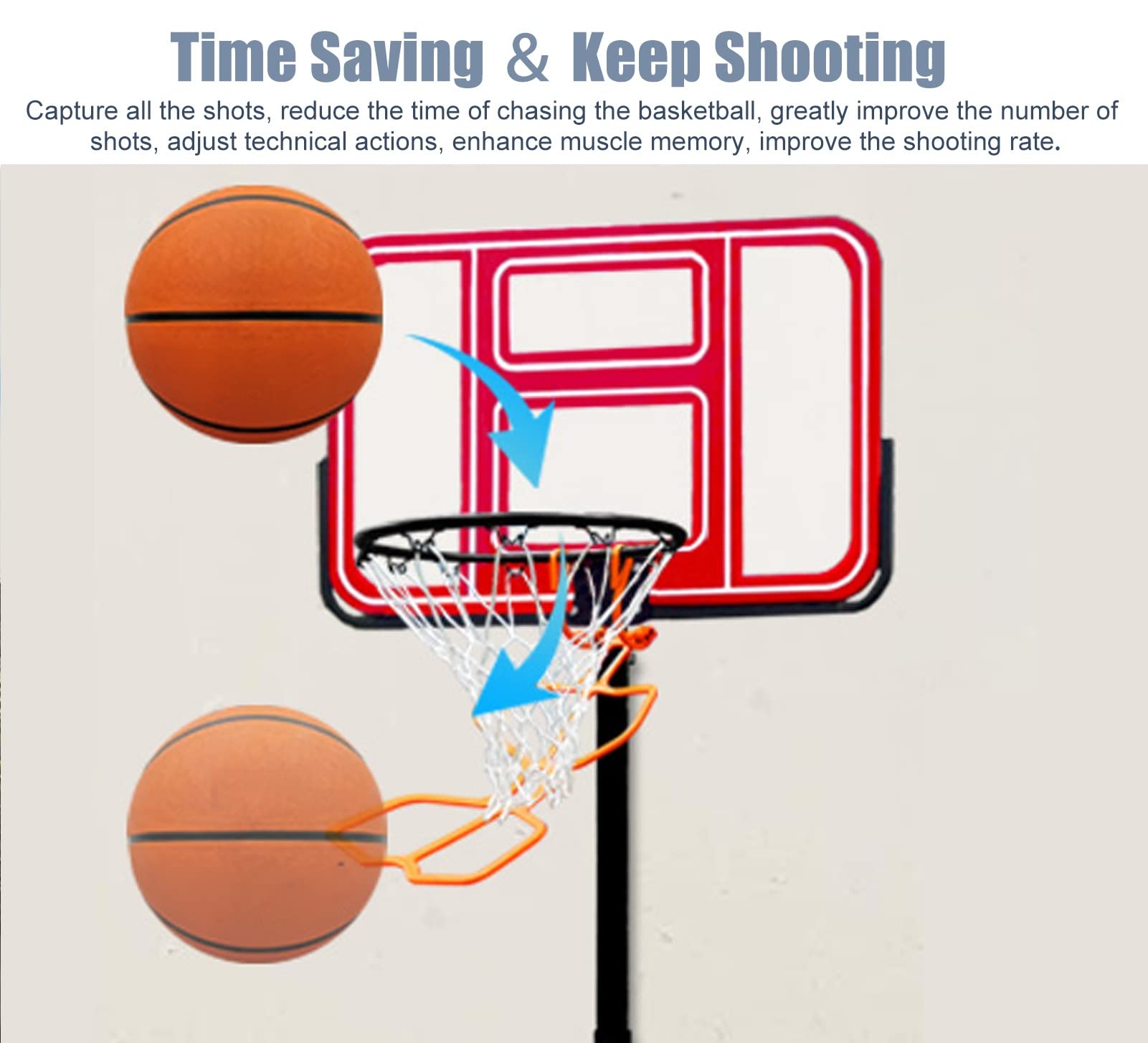 Basketball Shot Returner Aide Au Retour De Basket-Ball Orange