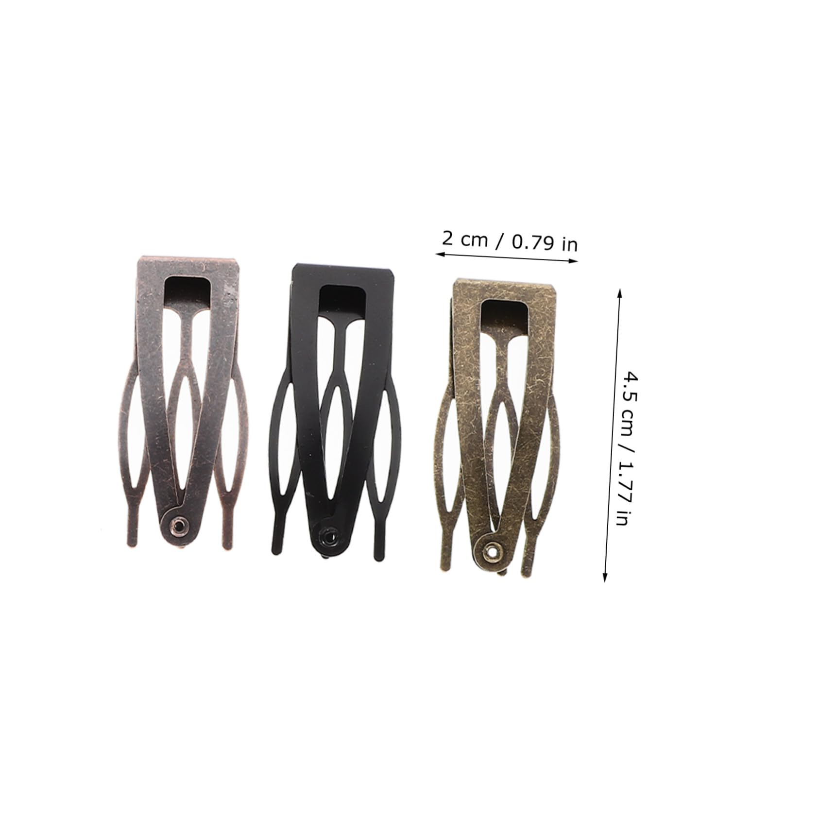 Didiseaon 40 Stück Teiliges Metall Haarspangen für Damen und Mädchen Langlebige Snap Haarclips in Schwarz Roségold Gunmetal Vintage und Rot Modische Haarschmuck-accessoires für Vielseitige