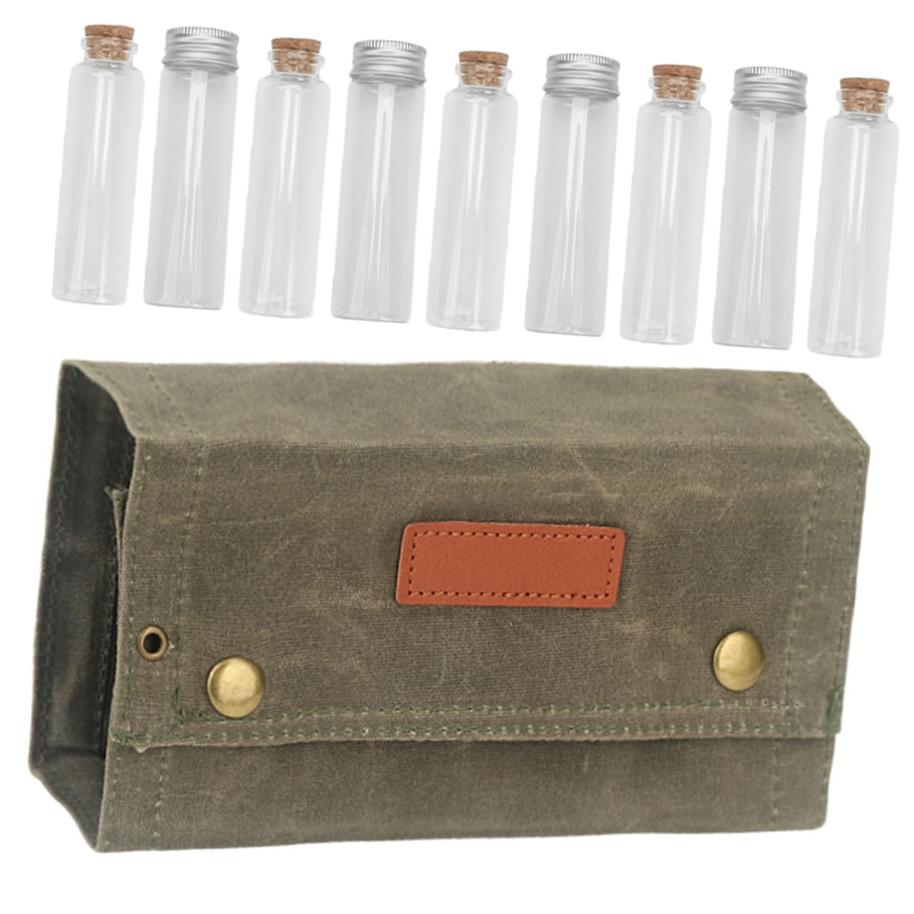 Amosfun Set di Barattoli Porta Spezie Portatile da Viaggio e Campeggio