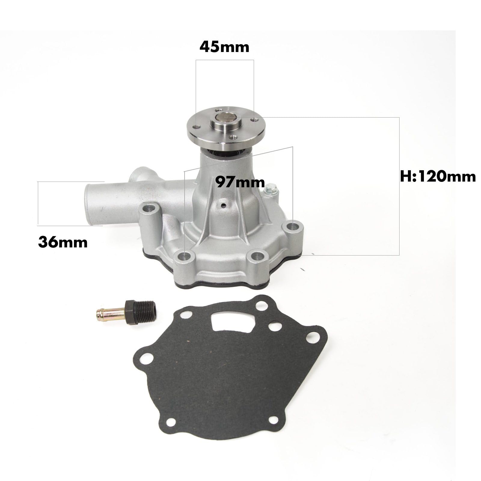 Pompe à eau Iseki TU >14CV <17 CV | TX 3 cilinder| K3A K3B K3C