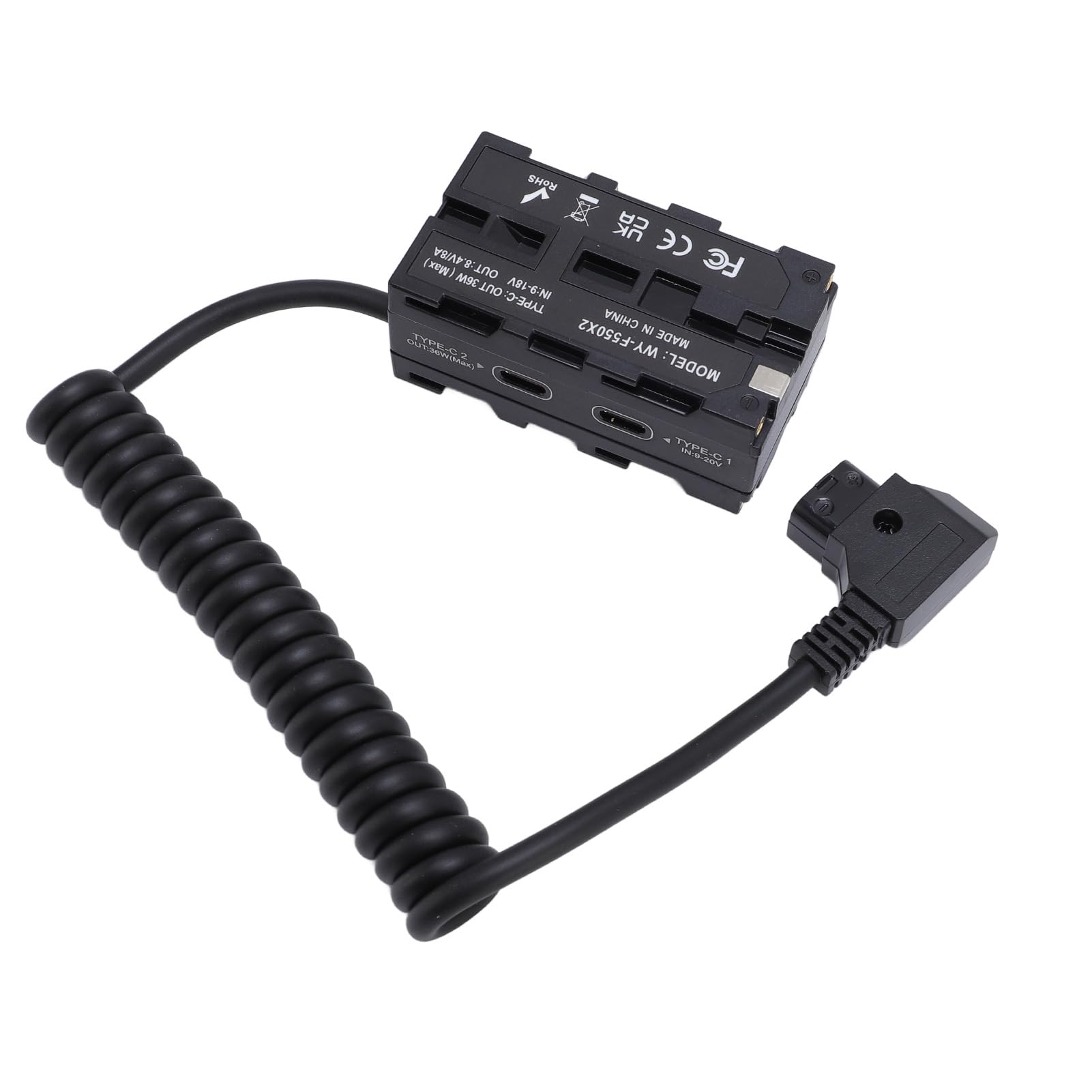 Dpofirs Alimentatore Fittizio con Doppio Ingresso
